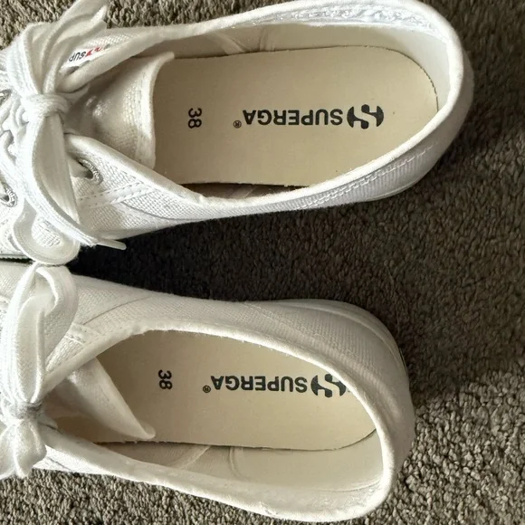 Superga White Sneakers - Picture 4 of 5